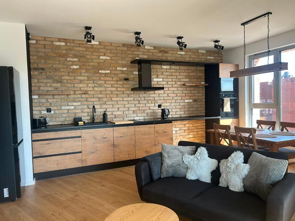 Apartament z tarasem widokowym na dachu Apartment in Gdansk