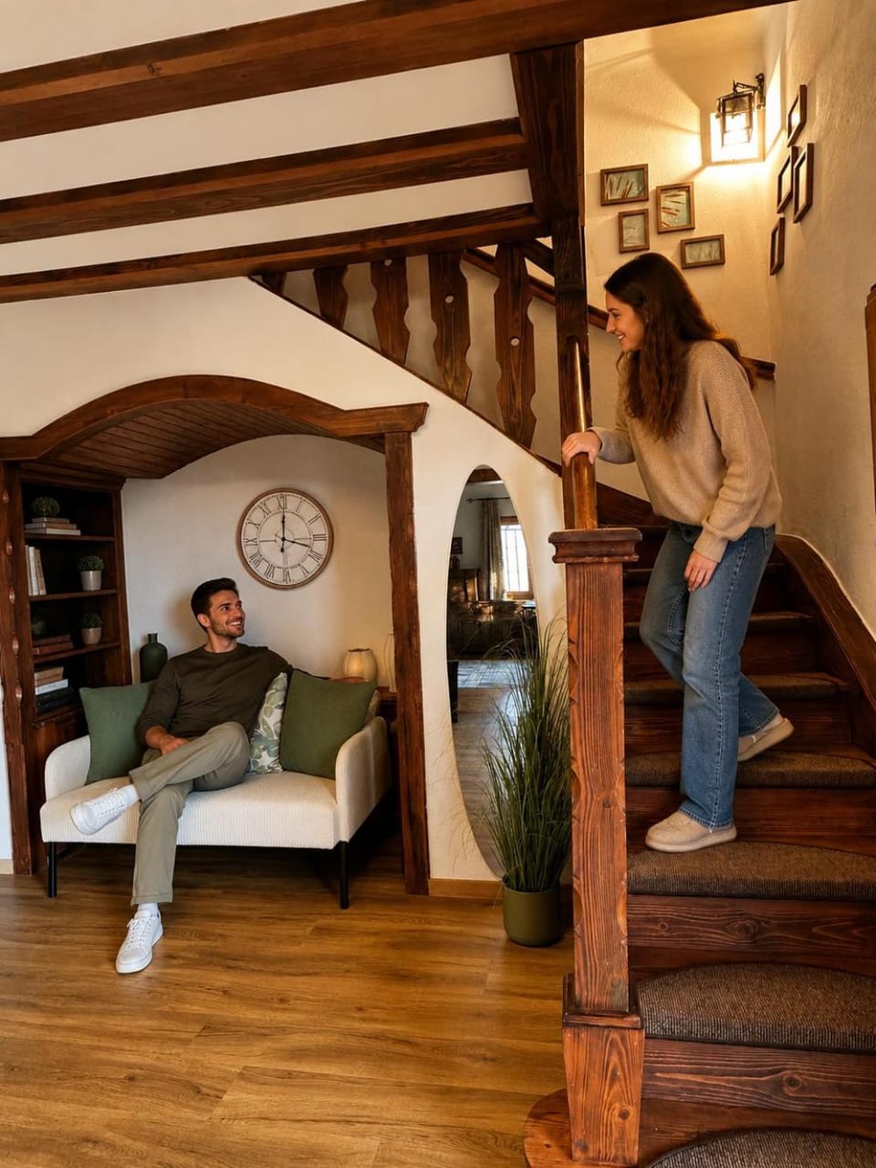 People, Living room, Seating area, group of guests