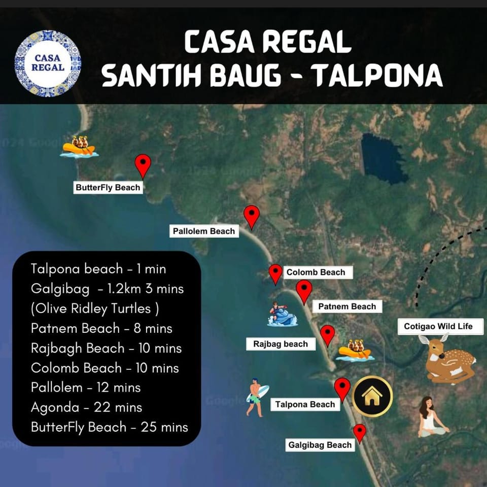CR 2BHK Fully Equipped Duplex Talpona 100m beach Apartment in Goa, India