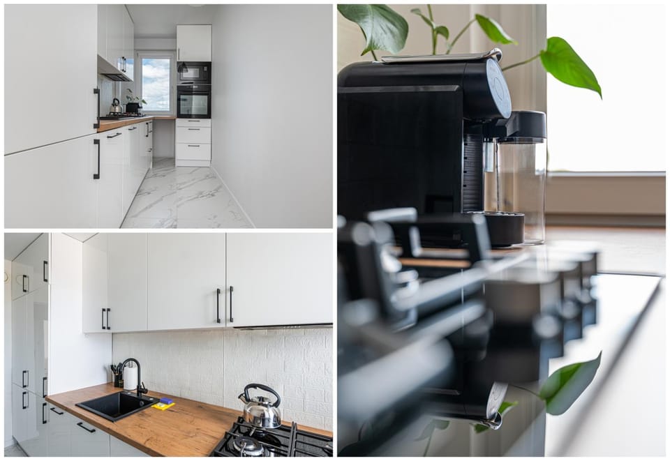 Kitchen or kitchenette, oven, stove