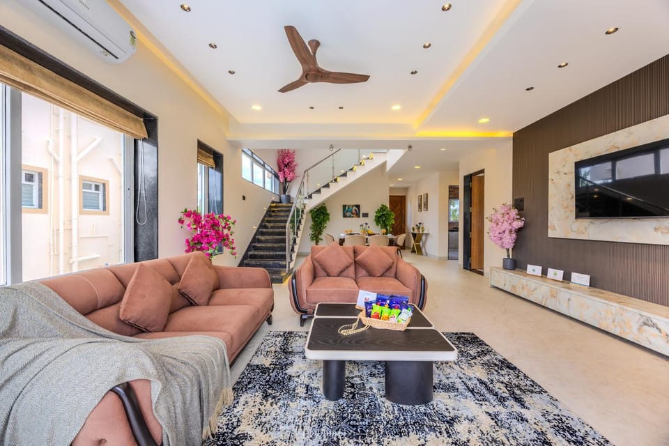 ELIVAAS Signature SK Villa 4-BHK Retreat with Private Pool, Sit-Out Views, Near Korigad Fort Villa in Aamby Valley City