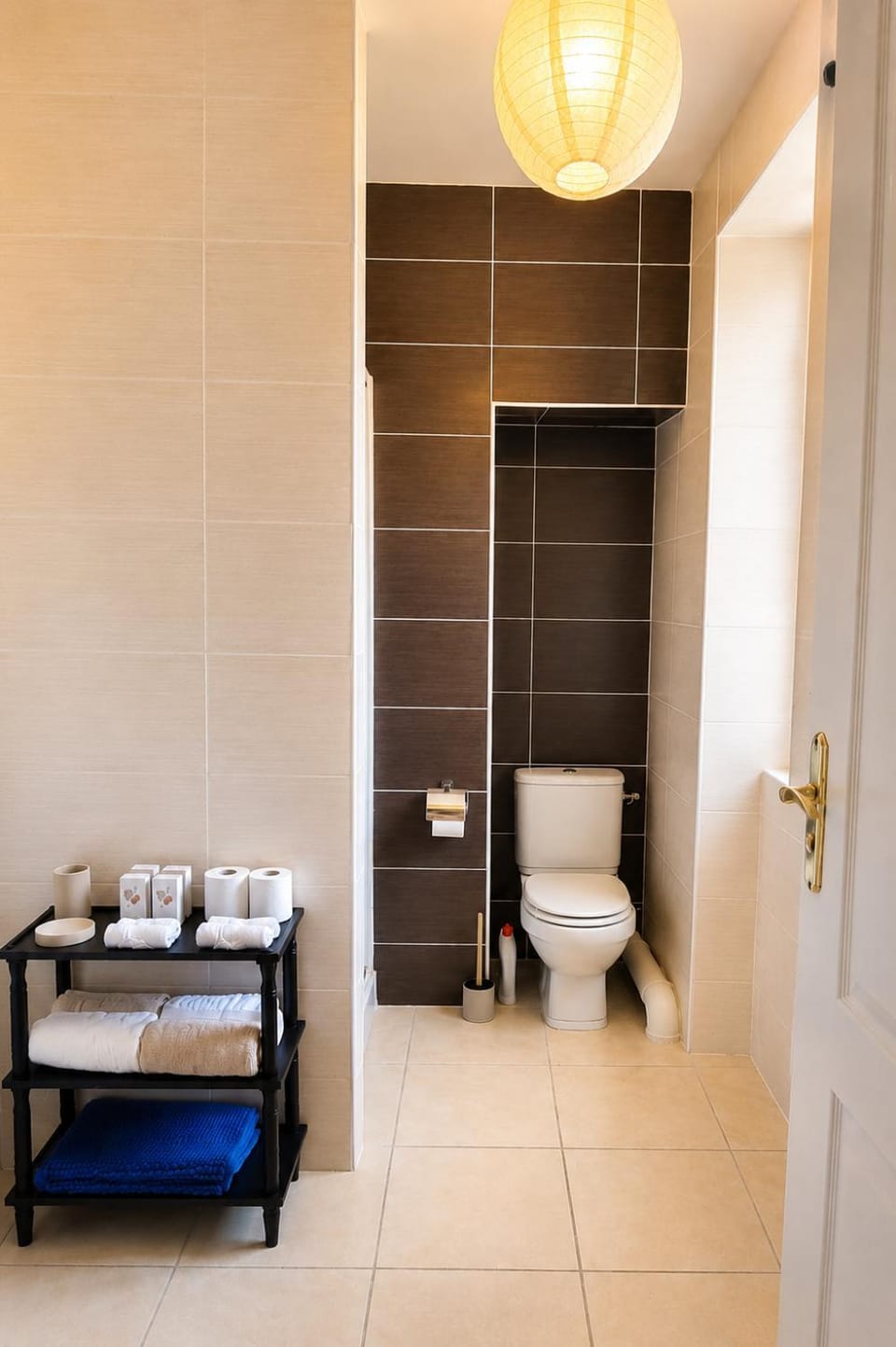 Toilet, Bathroom, towels