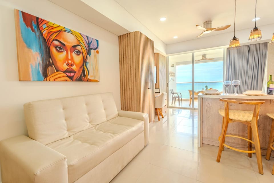 Natural landscape, TV and multimedia, Living room, Seating area, Dining area, Sea view