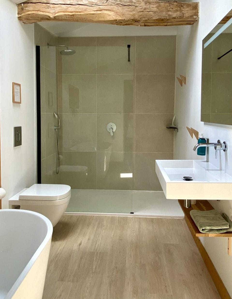 Bathroom, Living room
