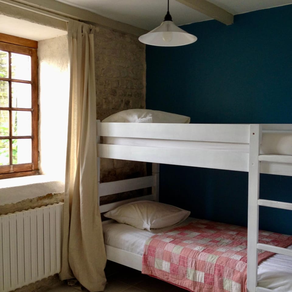 Property building, Living room, Bedroom