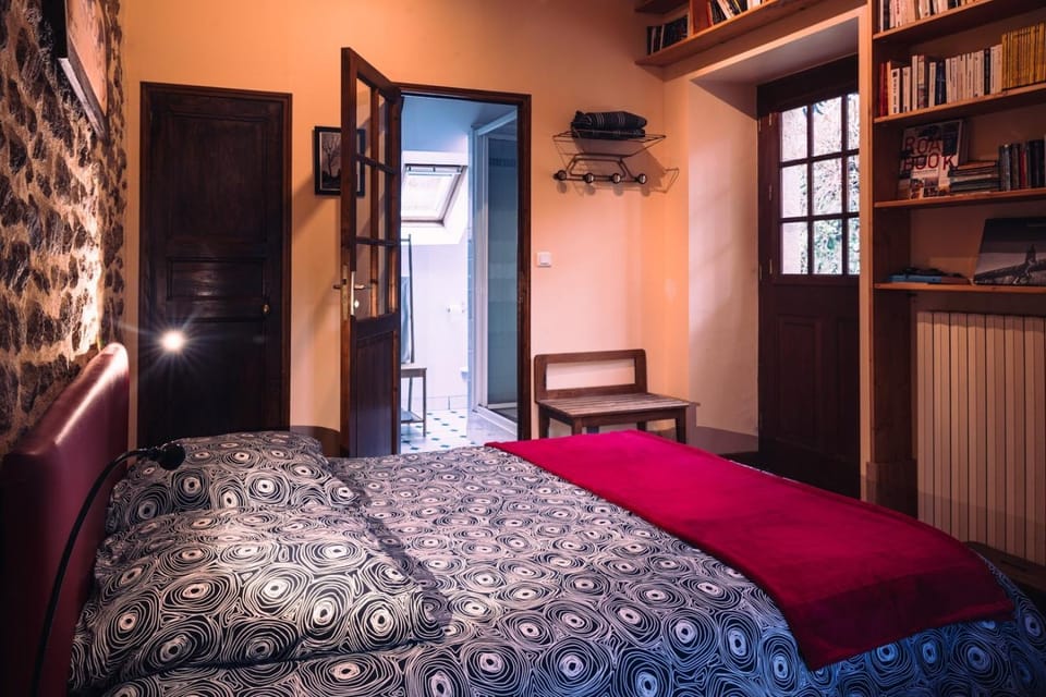 Property building, Living room, Bedroom
