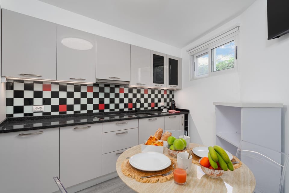 Communal kitchen, stove
