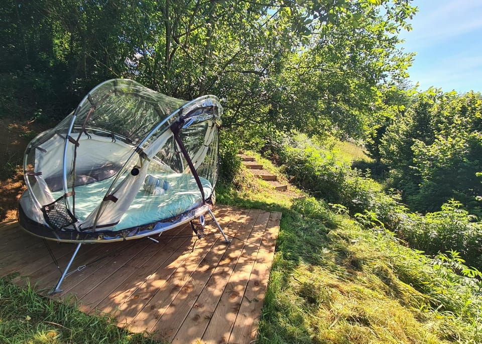 La Noisette Basque - Nuits au verger Luxury tent in French Basque Country