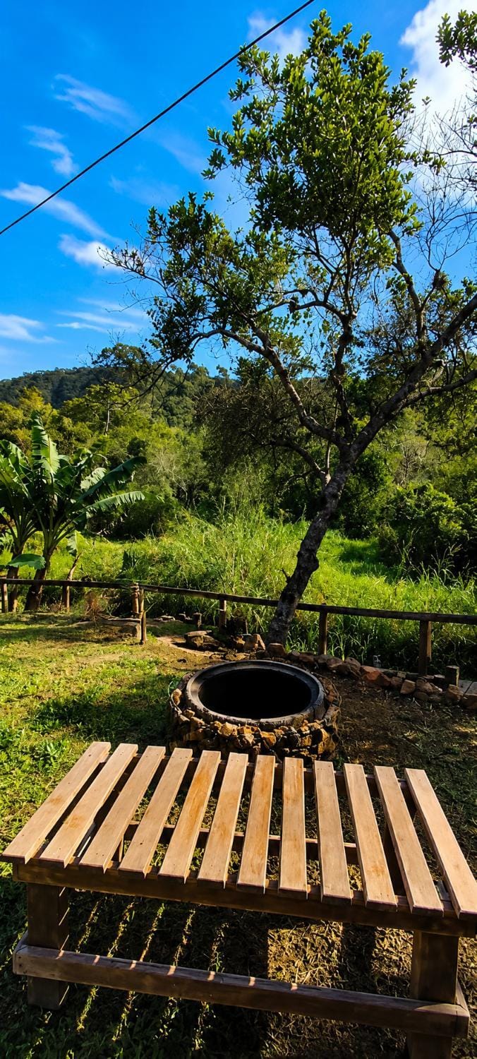 Chalé container, conforto, natureza e alexa House in State of Santa Catarina