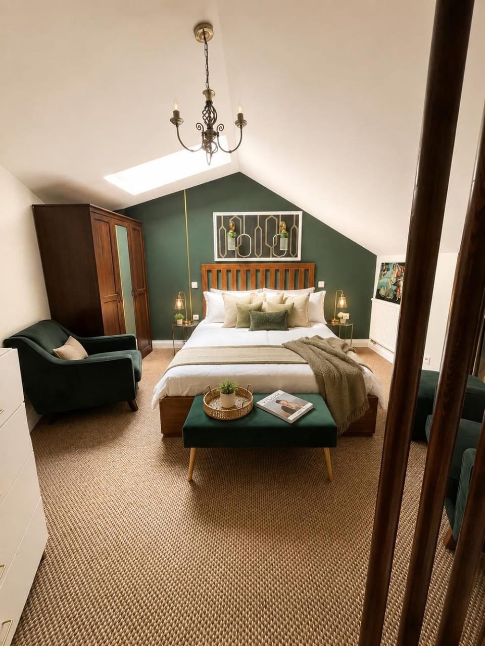 Bed, Bedroom, heating, internet, soundproof, towels, wardrobe, air conditioner