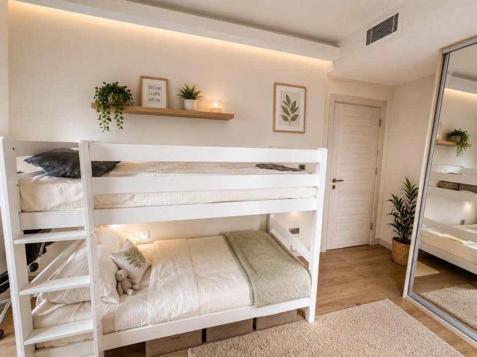 Bed, bunk bed