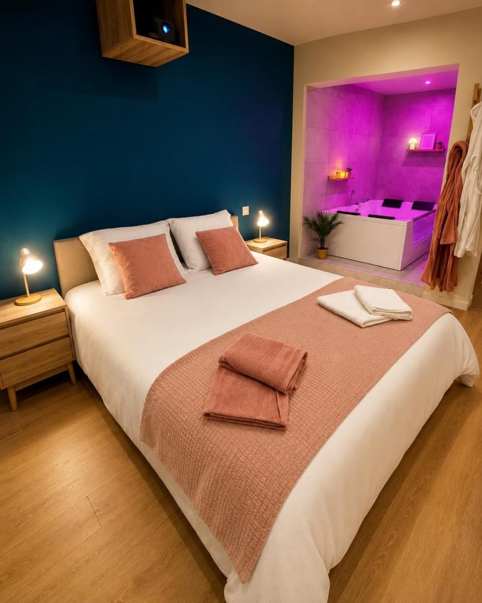 PauseÔBulles - Spa & Écran géant Apartment in Saint-Étienne