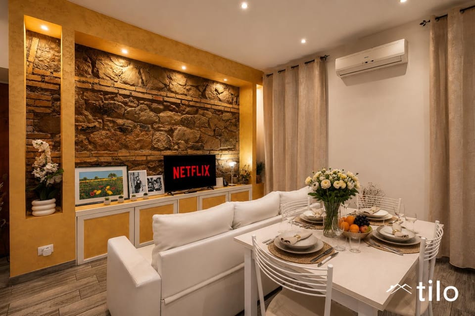 Restaurant/places to eat, Food and drinks, Seating area, Dining area, Food, Text overlay, air conditioner