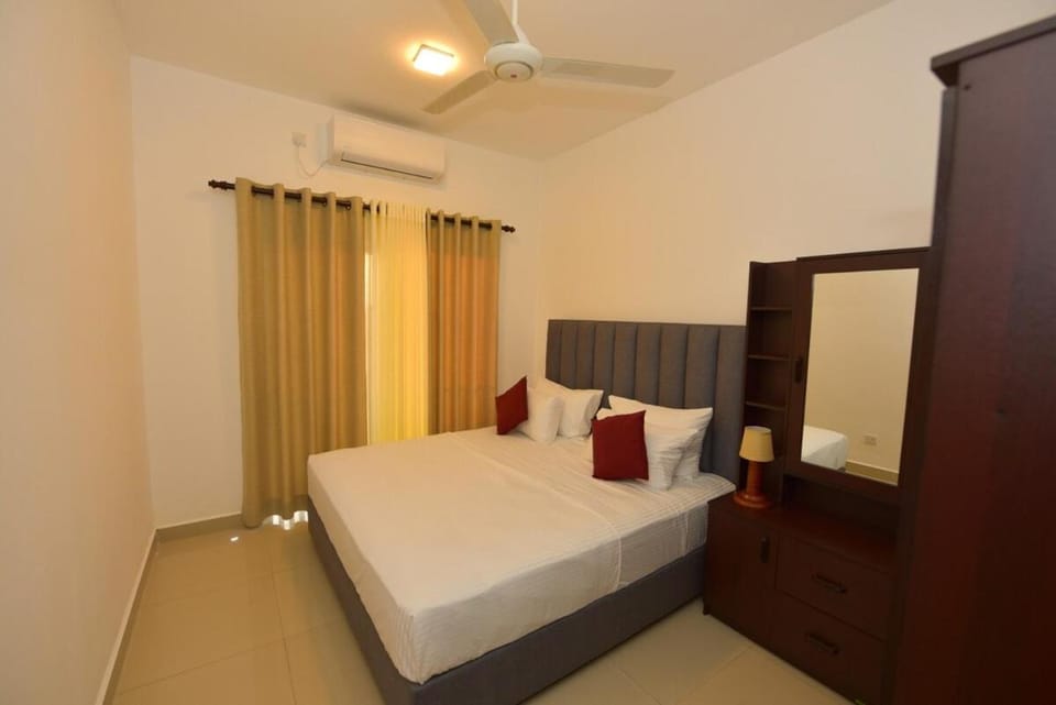 Bed, Bedroom, air conditioner