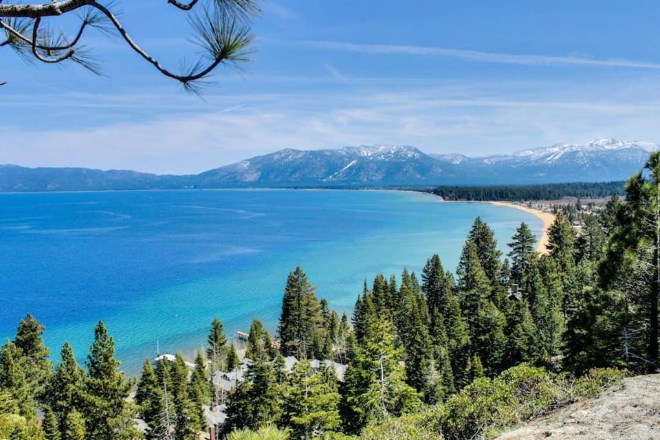 Resort townhome with private beach access & lakefront pool House in South Lake Tahoe