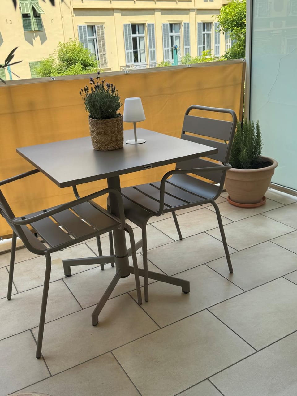 Property building, Patio