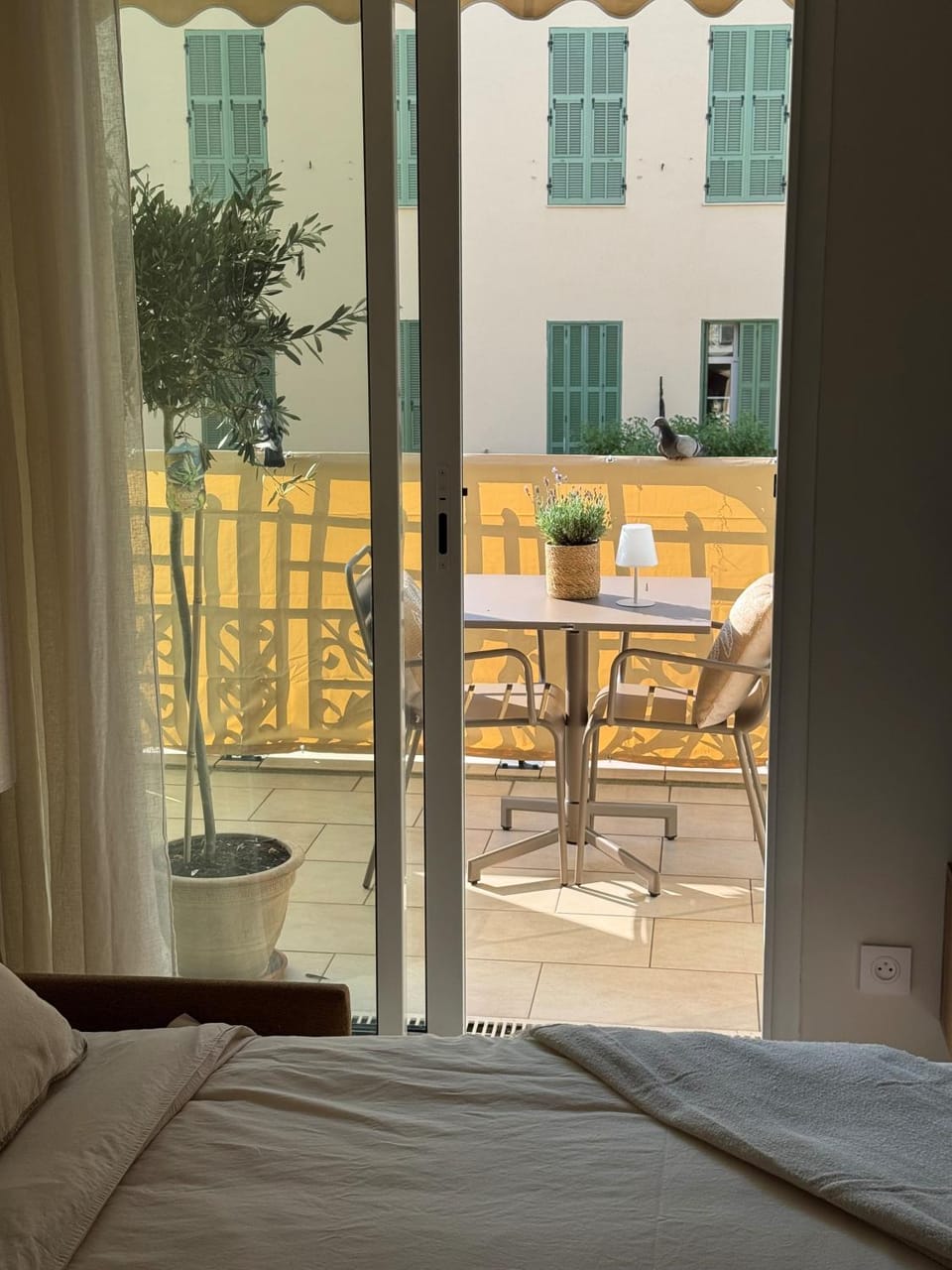 Property building, Patio