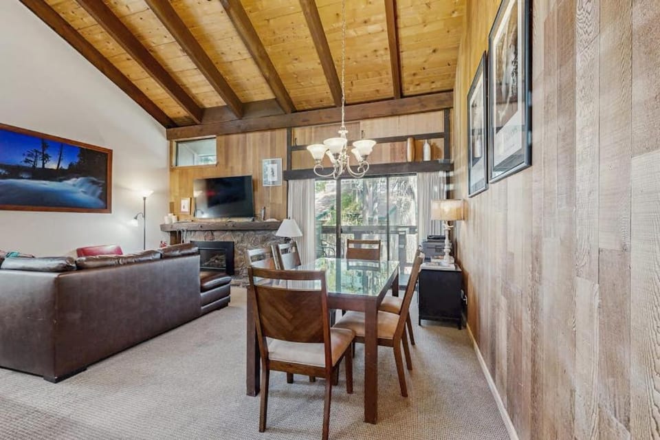 Two bedroom Townhome w loft private beach pools hot tub sauna resort fun House in South Lake Tahoe