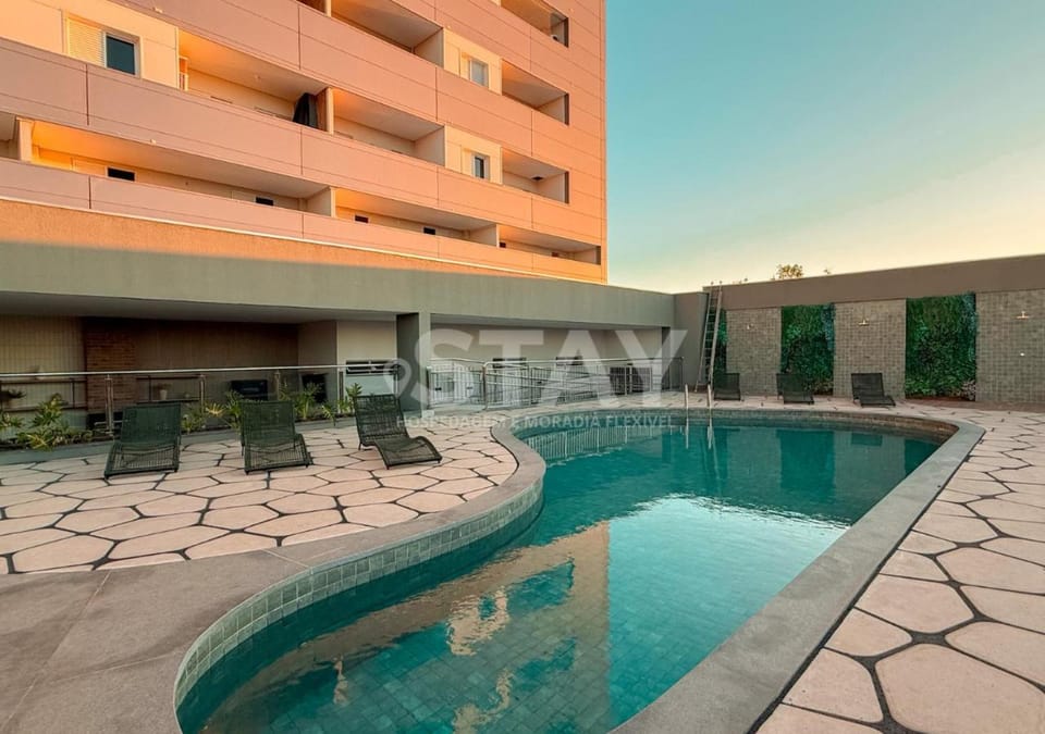 Patio, Pool view, Swimming pool, sunbed