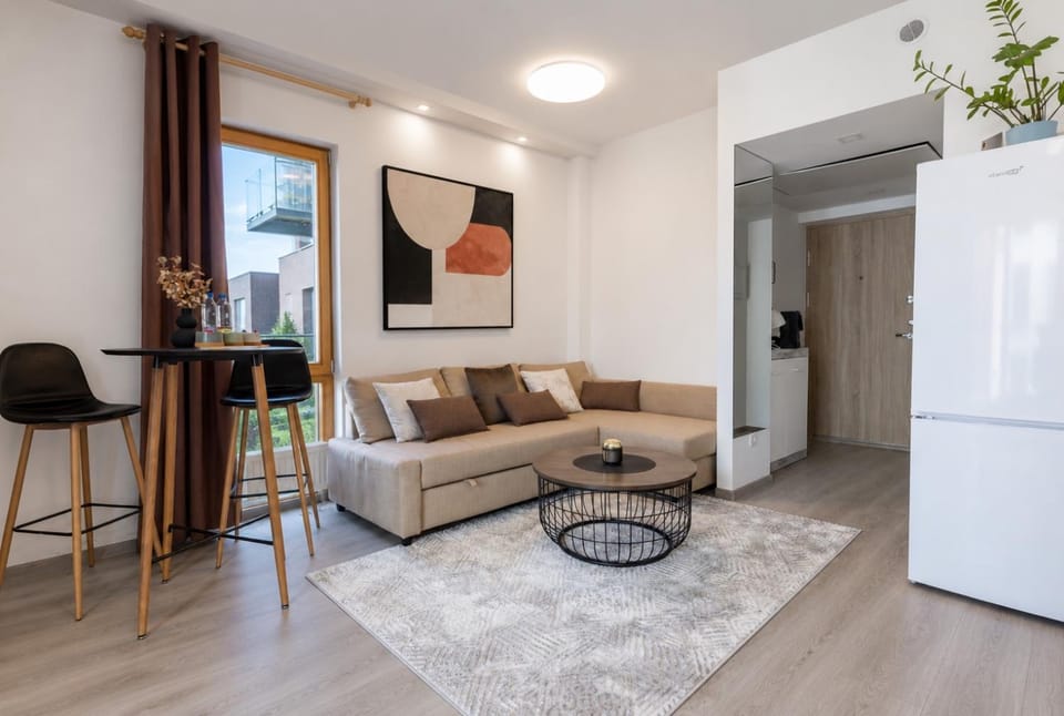 Vincent City View Studio-Near Clinic, Arena and Stadium Apartment in Lithuania