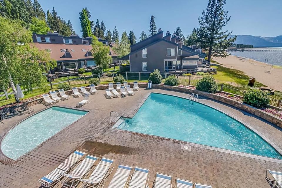 All-season adventure awaits at this lakefront gem with amazing views & amenities House in South Lake Tahoe