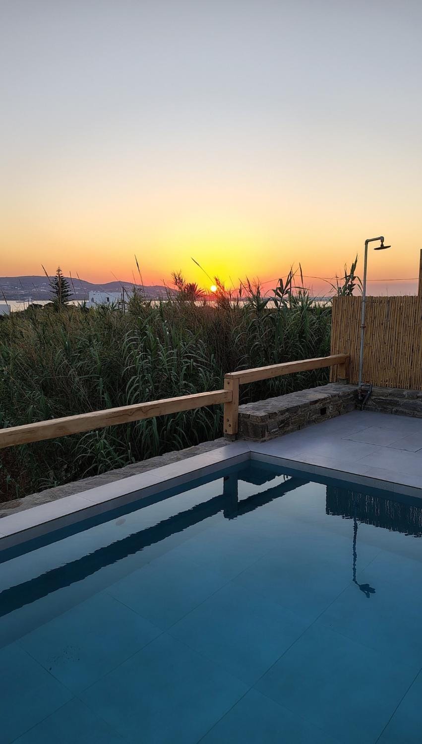 Sea view, Swimming pool, Sunset