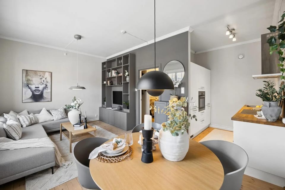 Modern apartment near Nidaros Cathedral & Solsiden Apartment in Trondheim