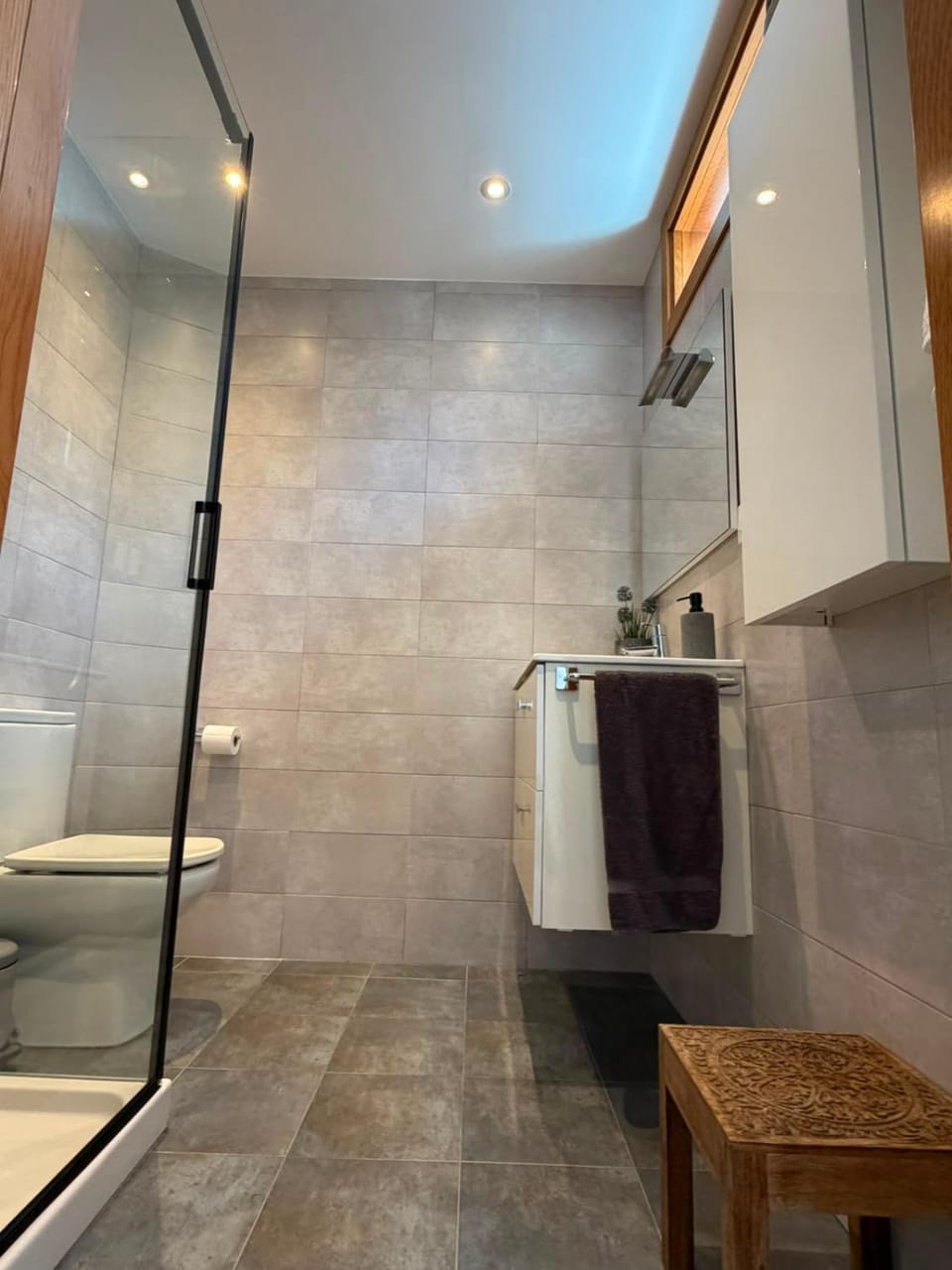 Shower, Bathroom, towels