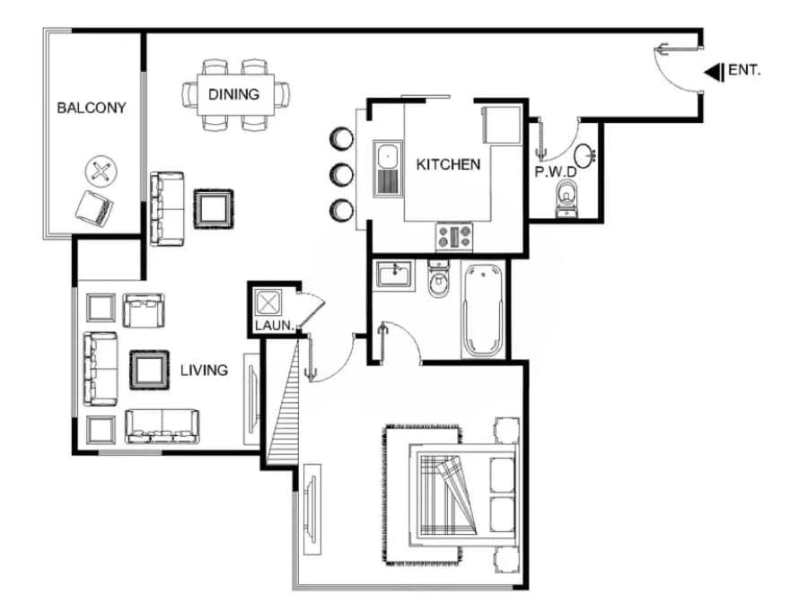 StayShort - 1 Bedroom in Downtown Dubai that Sleeps 4 close to Burj Khalifa! Apartment in Dubai