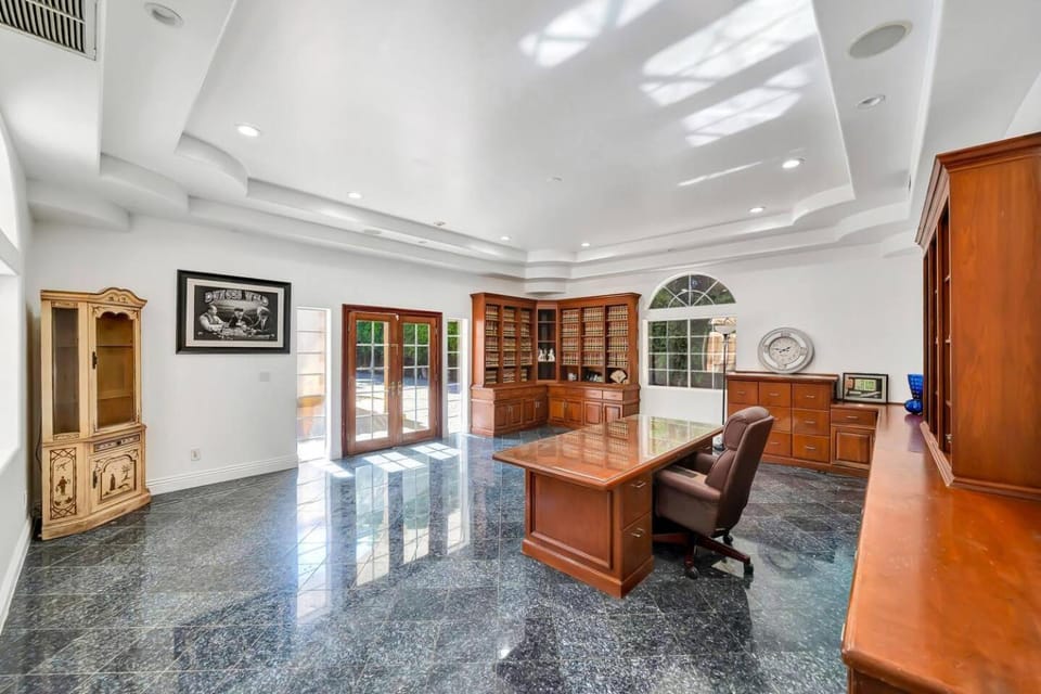 Grand Mediterranean House W/ Pool, Spa & Slide! House in Reseda