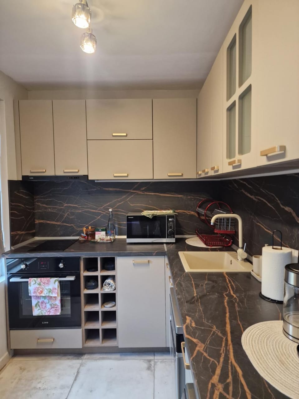 Kitchen or kitchenette, kitchen