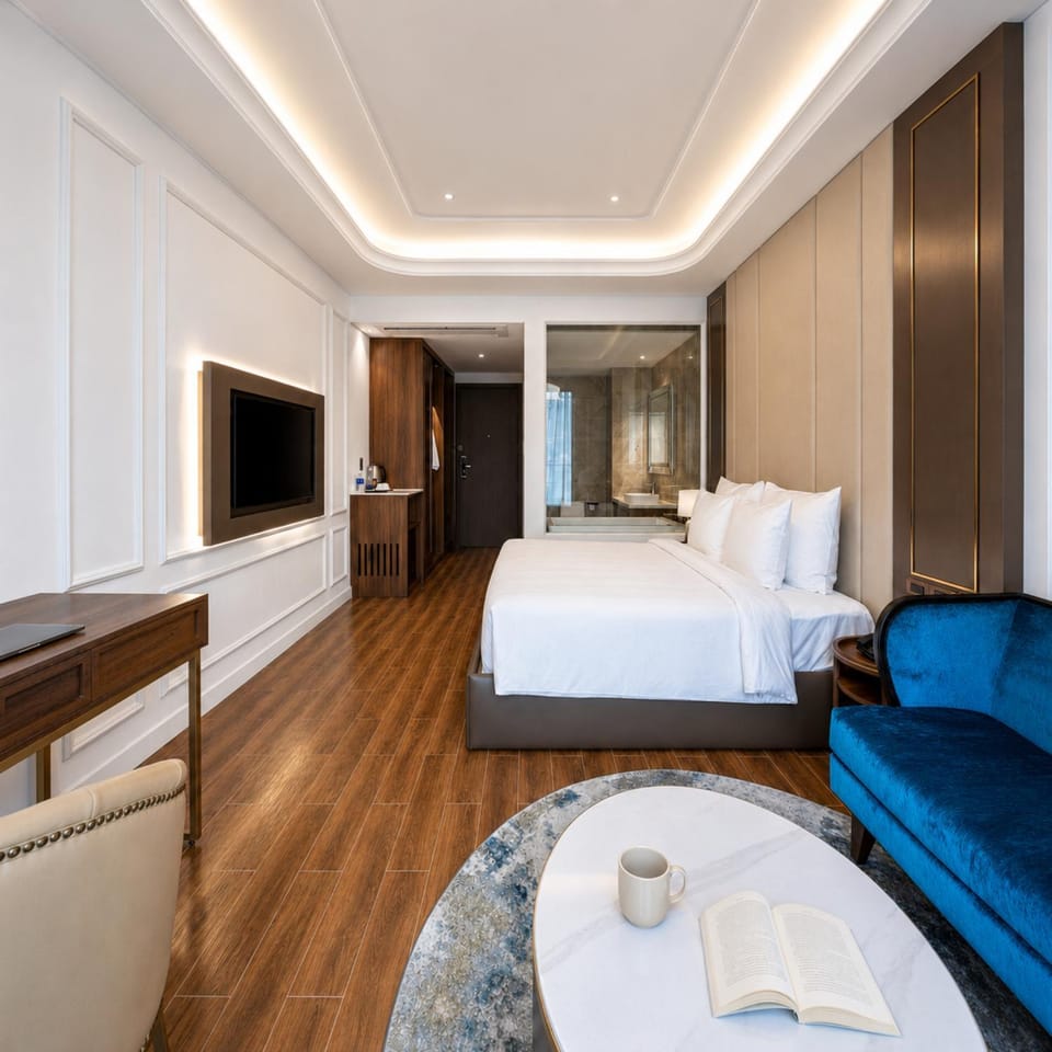 Bed, Living room, Bedroom