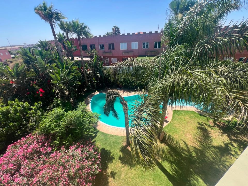 Natural landscape, Garden, Garden view, Pool view, Swimming pool