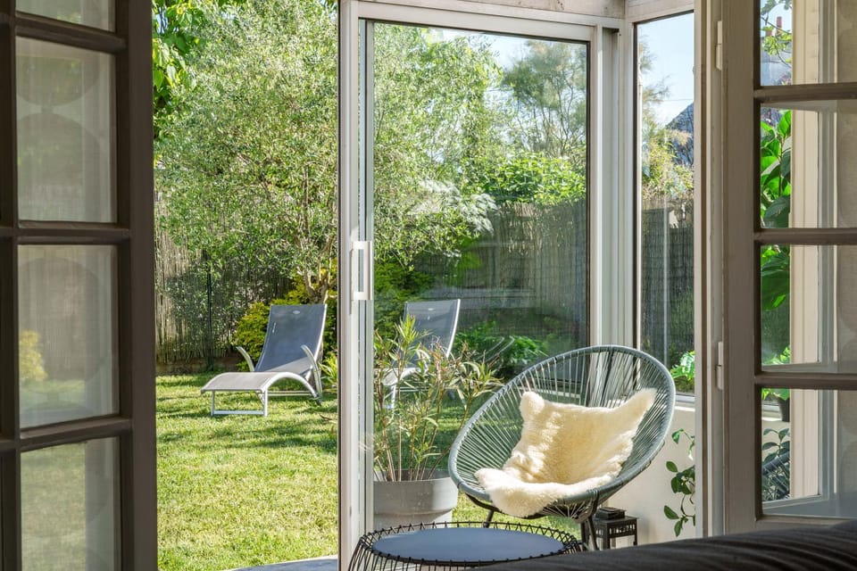 Patio, Spring, Day, Garden, Garden view