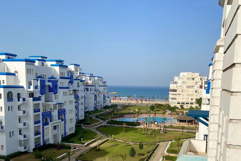 Sea View Apartement with Pool Acess in Martil Apartment in Tangier-Tétouan-Al Hoceima