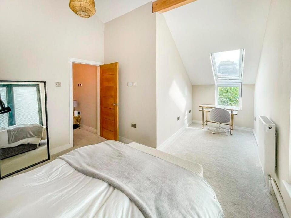 Bed, View (from property/room), Bedroom, Quiet street view, hair dryier, wardrobe