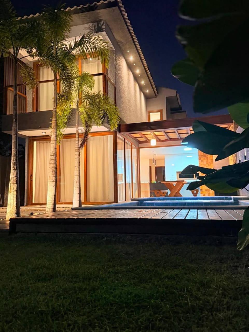 Night, Garden, Balcony/Terrace