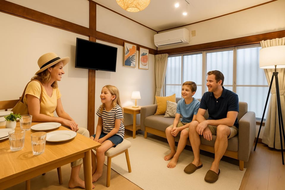 Living room, air conditioner