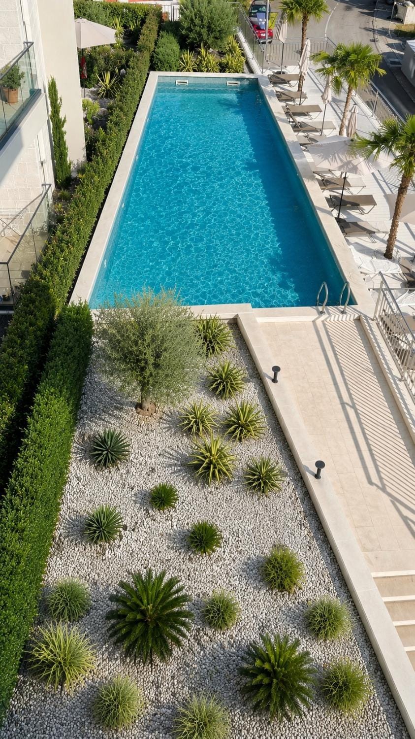 Garden view, Pool view, Swimming pool, Inner courtyard view, sunbed