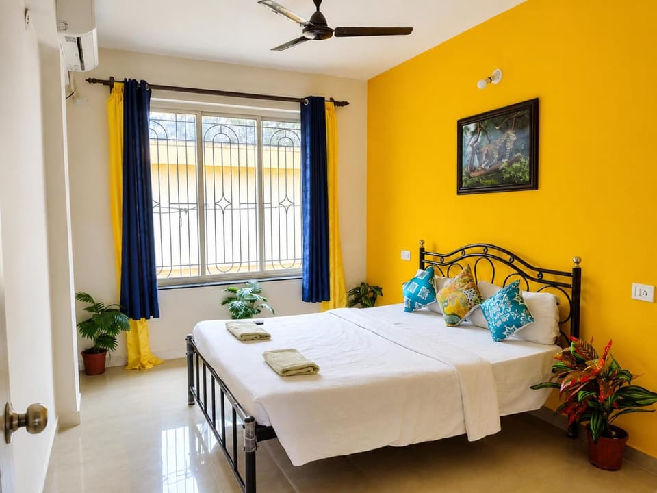 Bed, View (from property/room), Bedroom, air conditioner