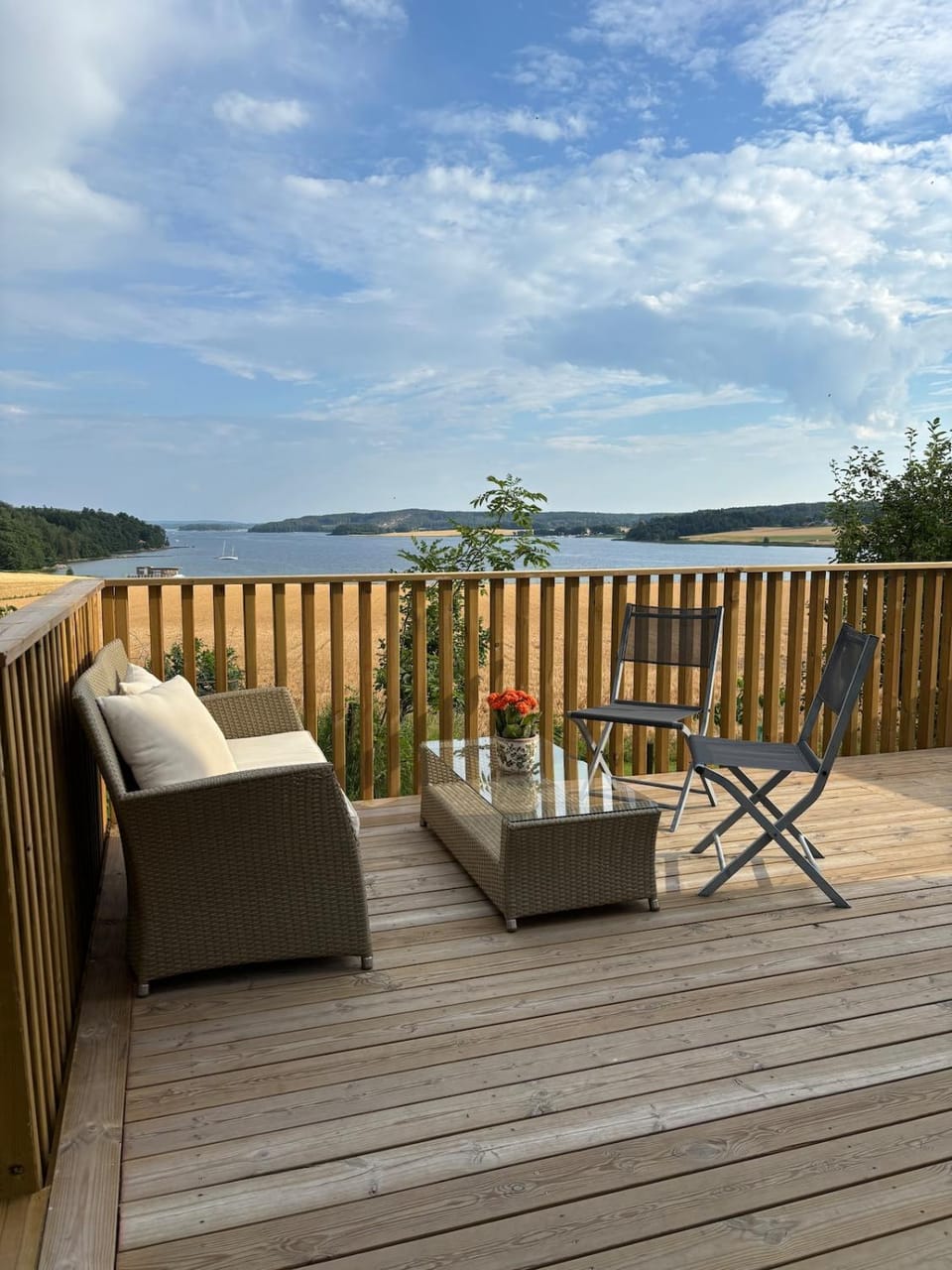 Patio, Balcony/Terrace, Garden view, Sea view