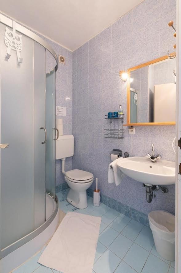 Shower, Toilet, towels