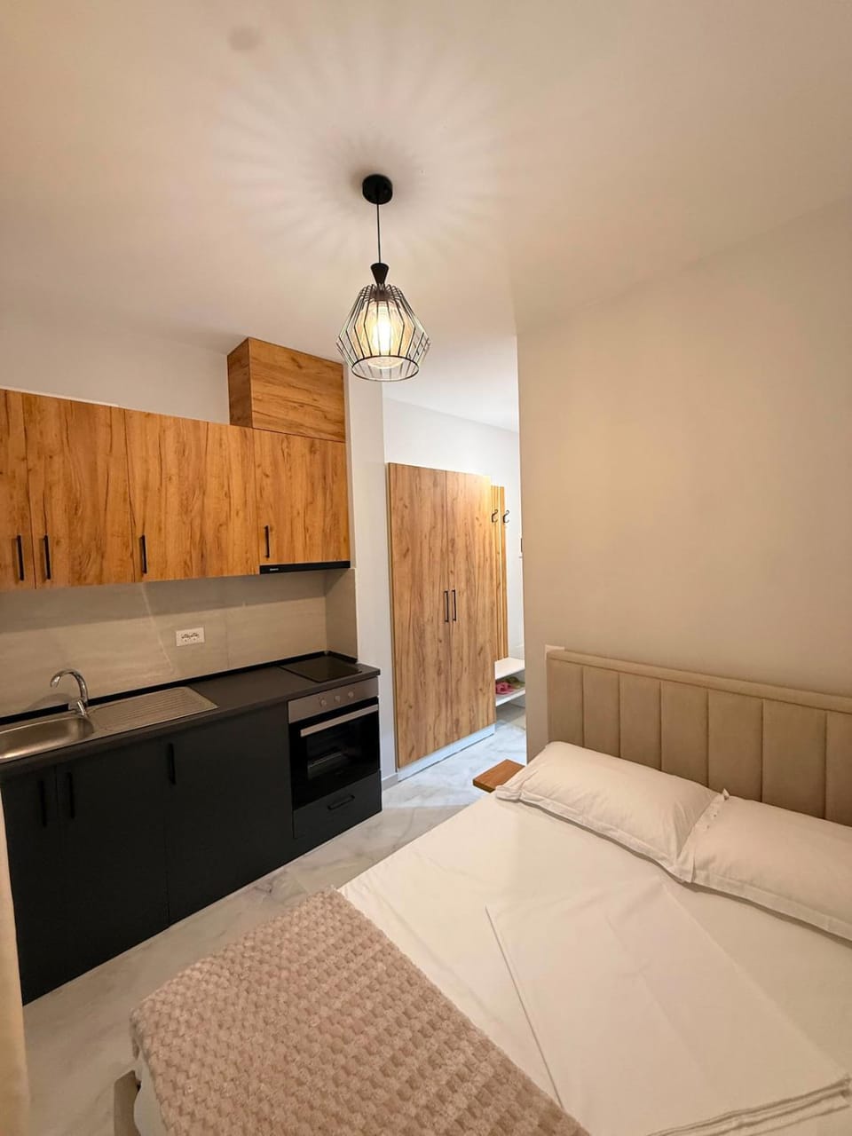 Kitchen or kitchenette, wardrobe