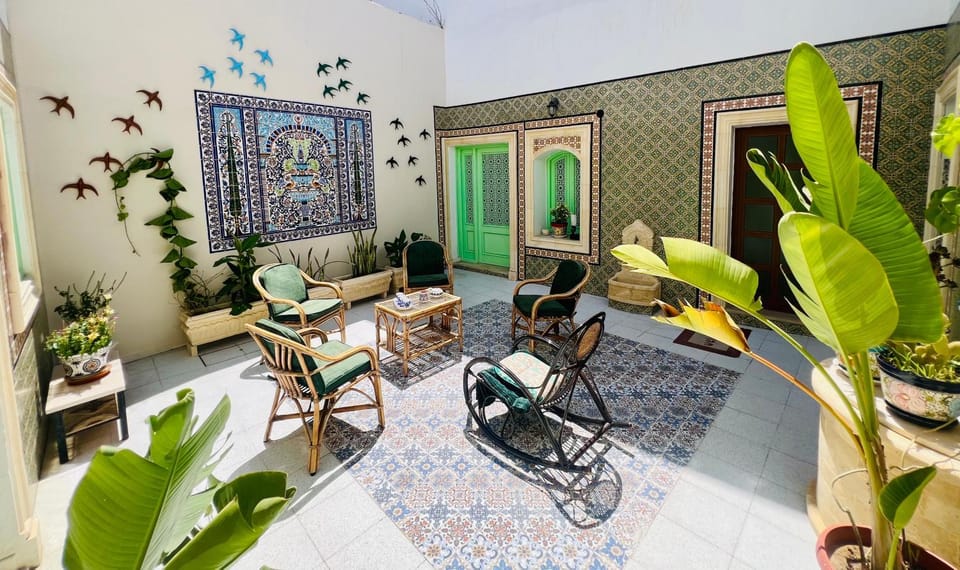 Seating area, Inner courtyard view