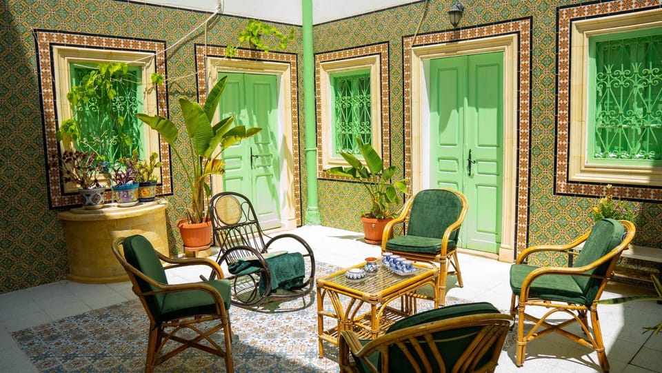 Seating area, Inner courtyard view