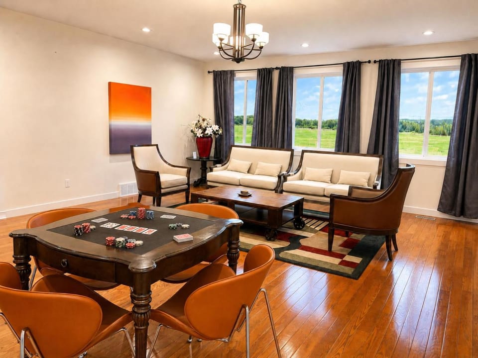 Game Room, View (from property/room), Living room, Seating area