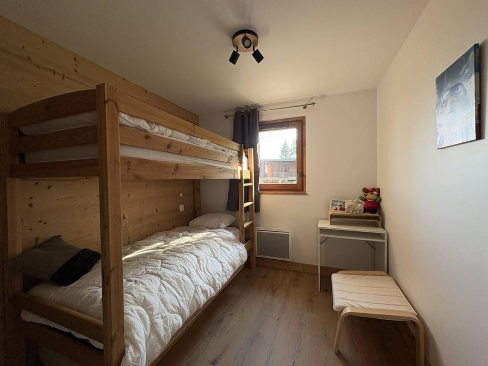 Appartement chaleureux, vue montagne - 6 pers. Apartment in Les Avanchers-Valmorel