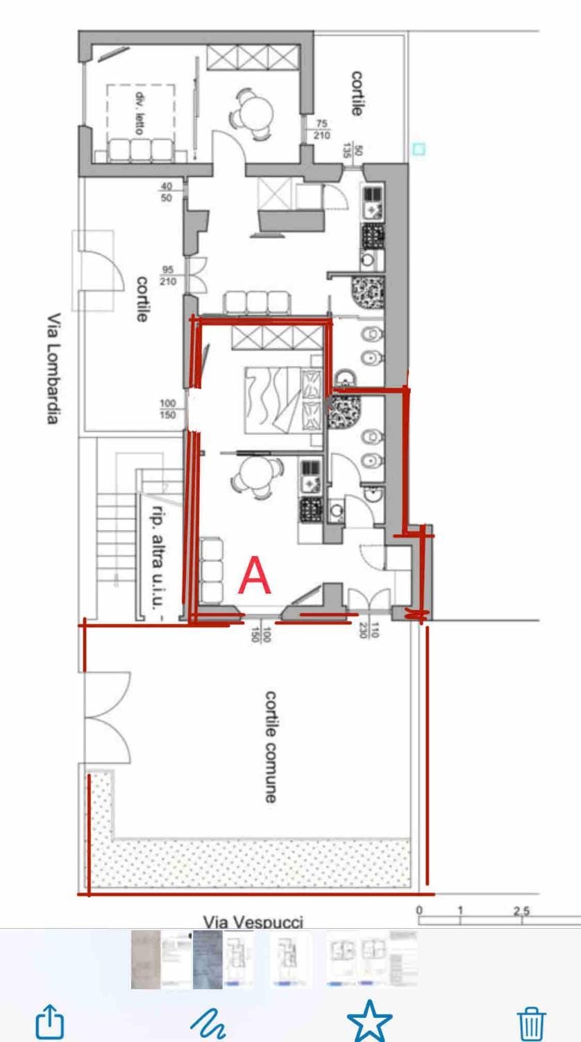 Case Rosse Anzio Two room apartment 4 people Ground floor courtyard Apartment in Anzio