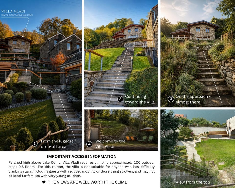 Elegant Villa Vladi with Panoramic Lake Como Views Villa in Bellano