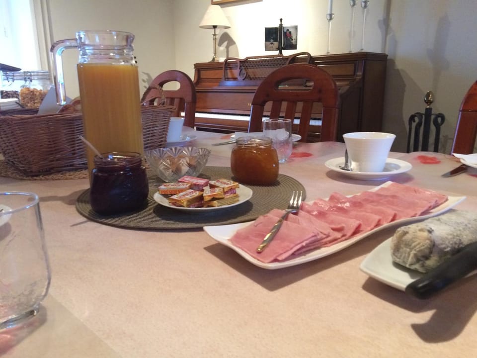 Food close-up, Continental breakfast